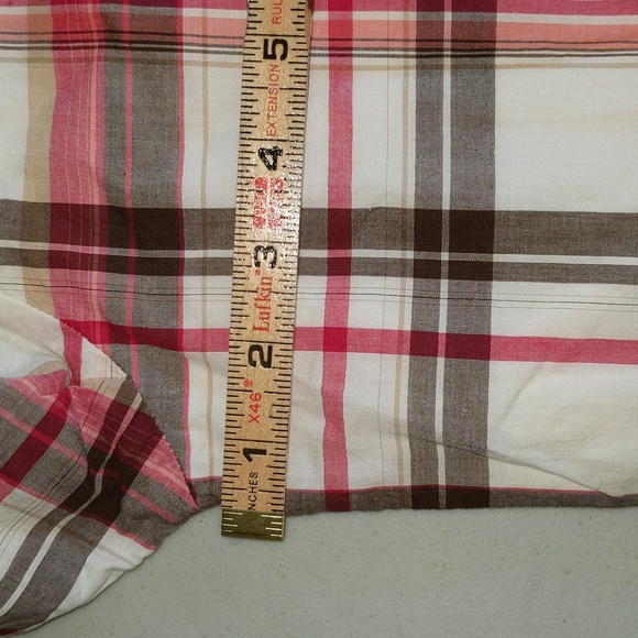 Old Navy Women's Size XXL 16 Plaid Ruffle Hem Shirt Dress New with Tags Flawed - Picture 10 of 12